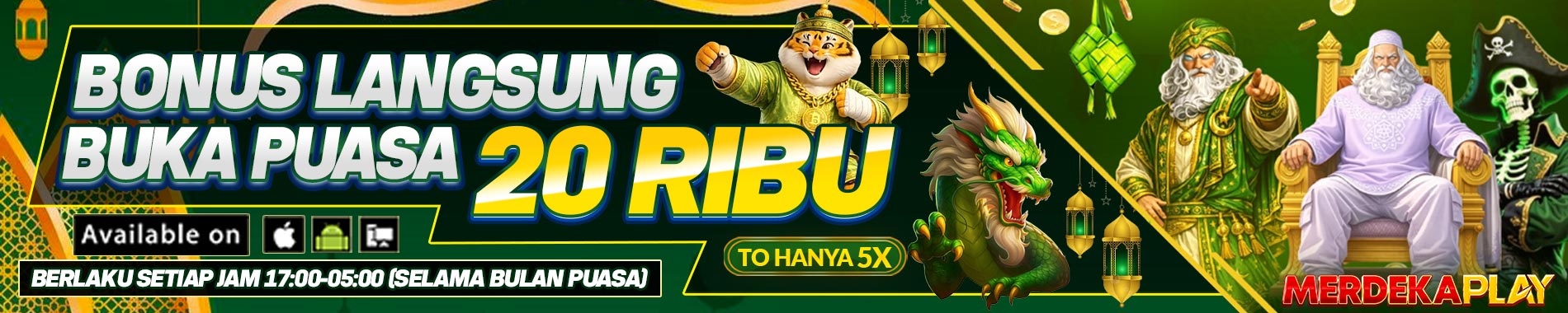 BONUS LANGSUNG BUKA PUASA 20RIBU